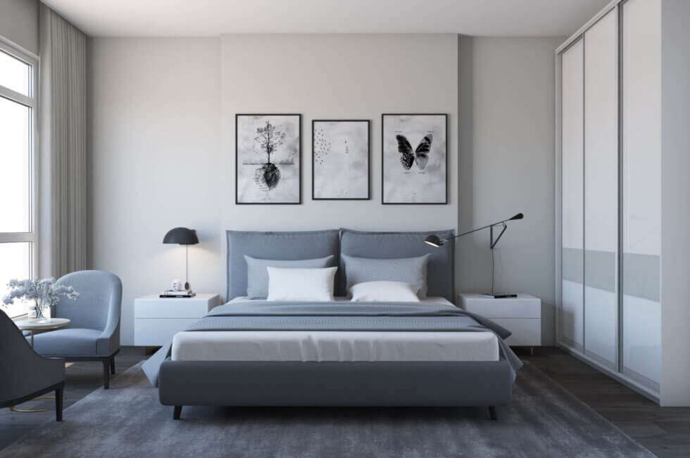Modern Bedrooms renders