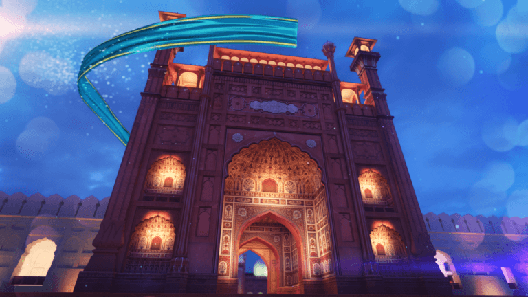 Badshahi Mosque Lahore Animation