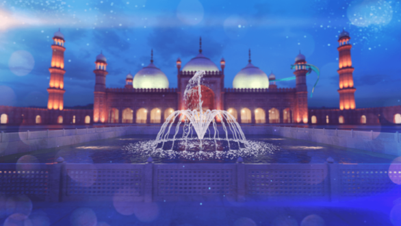 badshahi mosque animation